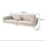  Ghế sofa băng kiểu dáng đẹp BHQ7 Sorgio 2m4 da công nghiệp 