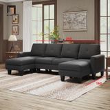  Bộ sofa U 2m6 UT27 Eilean giá tốt màu xám than 