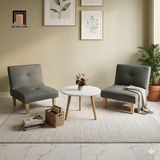  Ghế sofa đơn màu xám đen DL3 GBL1 nhỏ gọn giá rẻ 