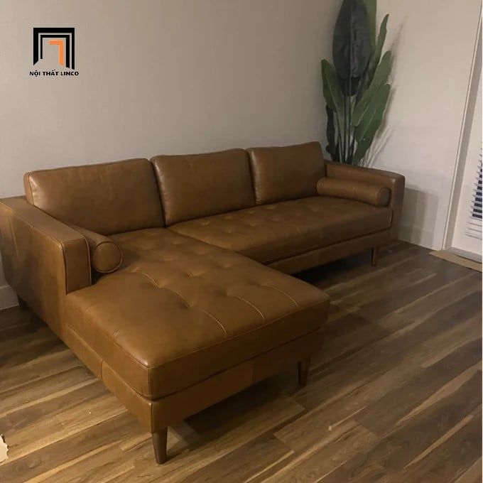  Bộ ghế sofa góc GT6 Matilda 2m2 x 1m6 giả da màu da bò 