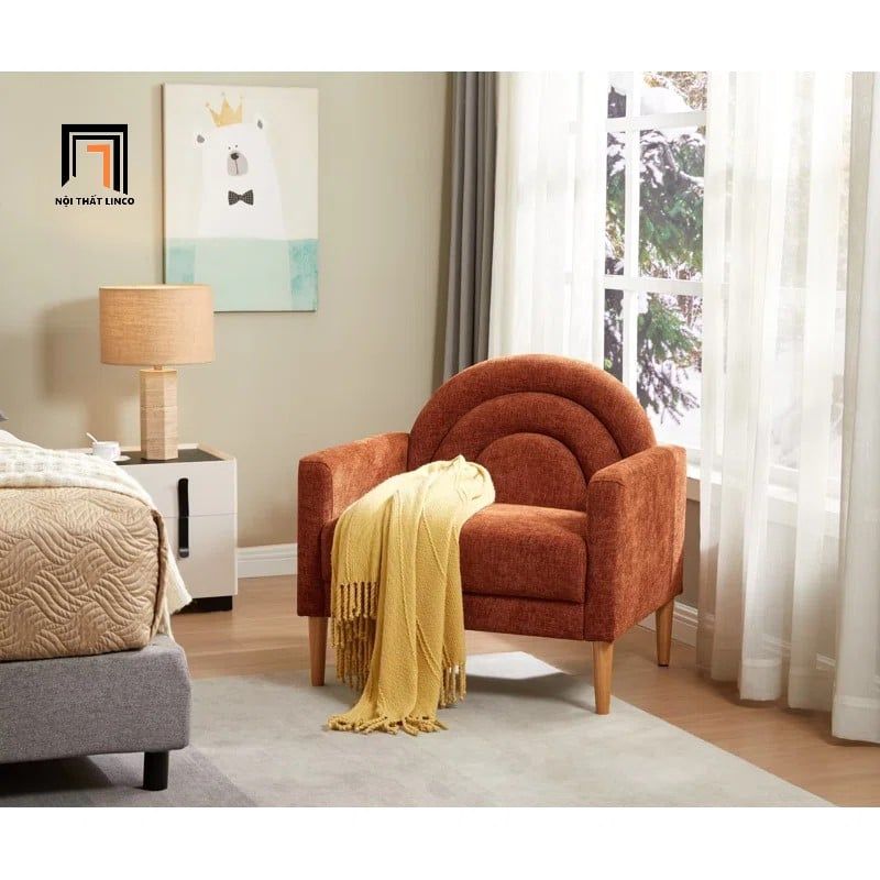  Ghế sofa đơn giá rẻ DT104 Michala vải nỉ phòng khách hiện đại 