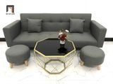  Bộ ghế sofa giường đa năng GBL2 2m màu xám lông chuột giá rẻ 