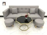  Bộ sofa giường dài 2m đa năng xám ghi trắng GBL2 giá rẻ nhỏ gọn 