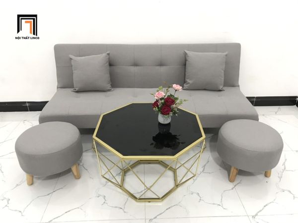 bộ ghế sofa xám trắng