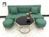  Bộ ghế sofa giường bed GBL1 phòng khách 1m7 nhỏ xanh ngọc 