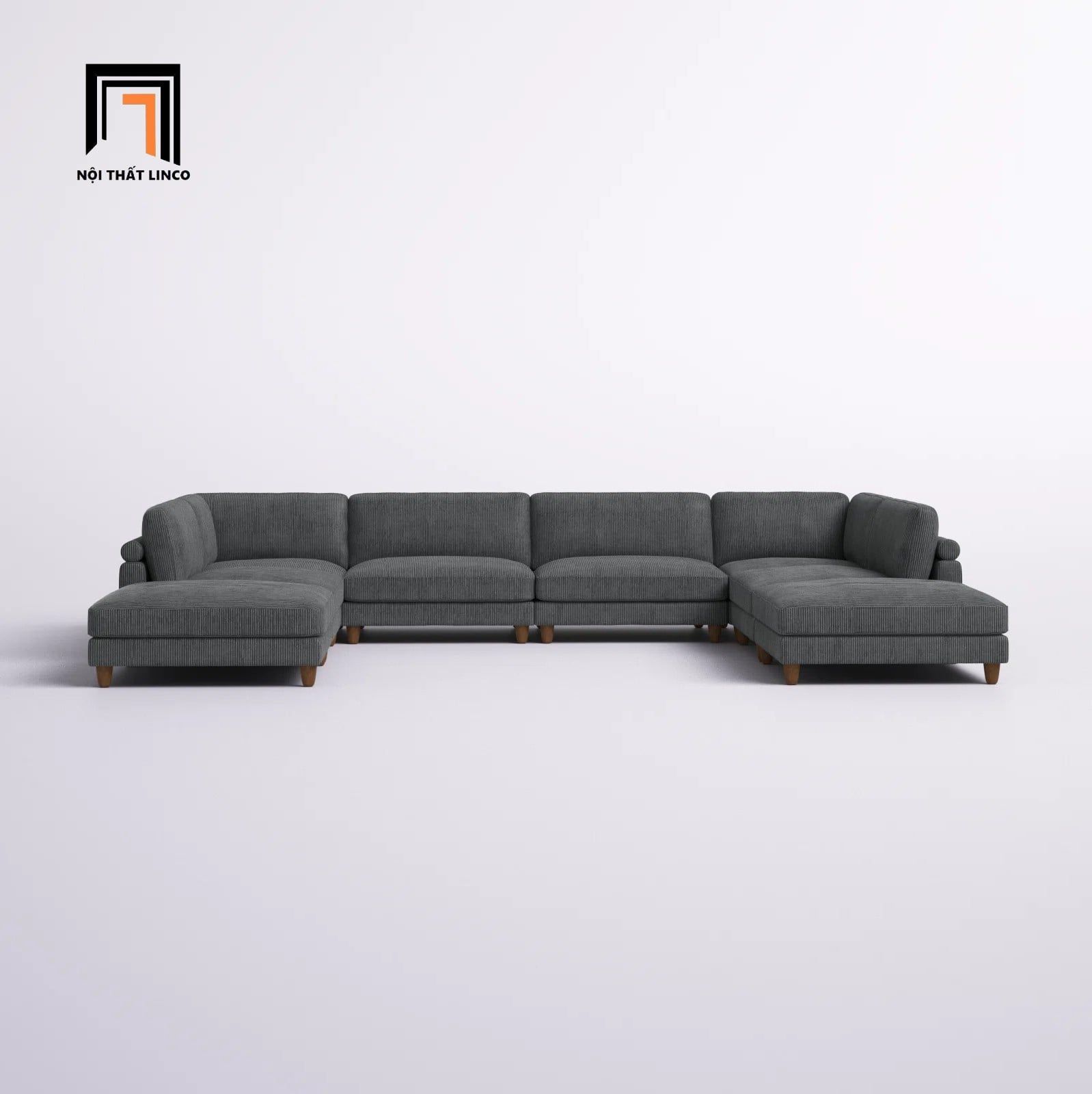  Bộ sofa chữ U UT31 Duroy 3m4 cao cấp, rộng rãi cho gia đình 