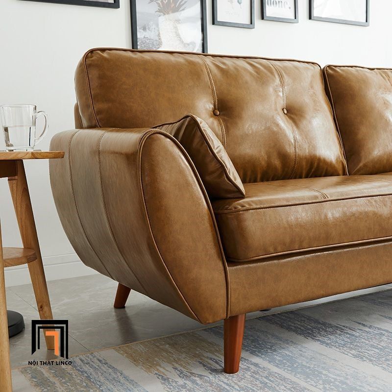  Ghế sofa đơn da công nghiệp DT77 Rothry phòng khách đẹp 