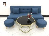  Bộ ghế sofa bed giường GBL1 xanh dương giá rẻ nhỏ gọn dài 1m7 
