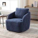  Ghế sofa đơn màu xanh lá vải lông cừu DT90 Dalbert nhỏ gọn 