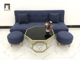  Bộ ghế sofa giường nằm dài 1m7 nhỏ gọn GBL1 xanh dương đậm 