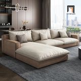 Bộ ghế sofa góc L GT280 Olive 2m4 x 1m6 da Pu sang trọng 
