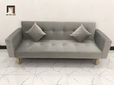  Bộ bàn ghế sofa giường giá rẻ dài 2m GBL2 nhỏ màu xám nhung 