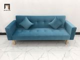  Bộ ghế sofa giường giá rẻ GBL2 2m màu xanh dương cho chung cư 