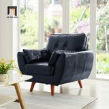  Ghế sofa đơn da công nghiệp DT77 Rothry phòng khách đẹp 