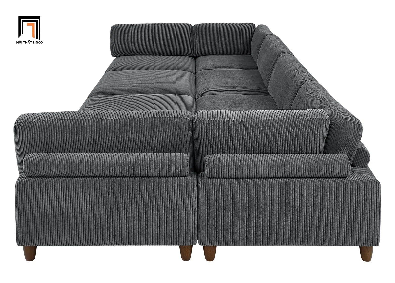  Bộ sofa chữ U UT31 Duroy 3m4 cao cấp, rộng rãi cho gia đình 