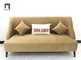  Bộ sofa băng vải nhung màu nâu sữa BL3 Hilo dài 1m9 xinh xắn 