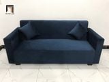  Bộ ghế sofa băng xanh đậm BL14 Pakita dài 1m9 vải nhung mềm 