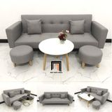  Bộ sofa giường dài 2m đa năng xám ghi trắng GBL2 giá rẻ nhỏ gọn 
