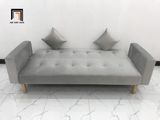  Bộ bàn ghế sofa giường giá rẻ dài 2m GBL2 nhỏ màu xám nhung 