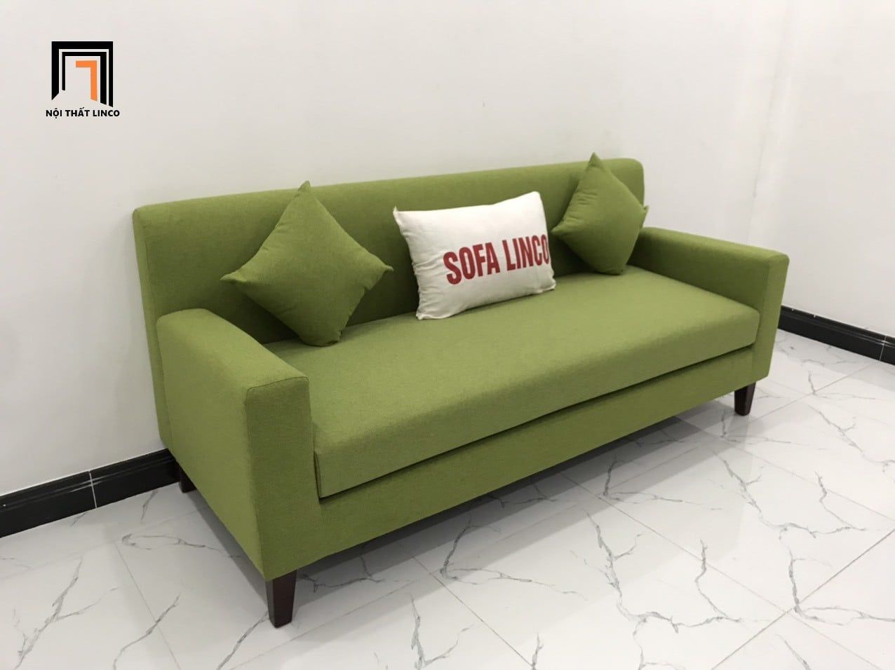  Bộ ghế sofa băng xanh lá 1m9 BL7 Rober phòng khách gia đình 