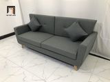  Bộ ghế sofa băng văng dài xám đậm BL5 Piloc dài 1m9 giá rẻ 