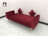  Bộ ghế sofa giường đa năng GBL2 2m màu đỏ vải nhung giá rẻ 