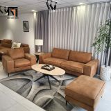  Bộ ghế sofa góc L GT295 Mondazie 2m3 x 1m6 da công nghiệp 