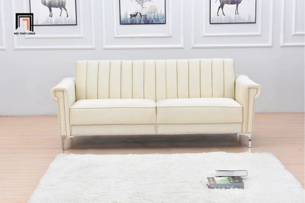 sofa giường 2m màu kem