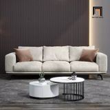  Bộ ghế sofa băng phòng khách dài 1m9 BT26 Shapy xám trắng 