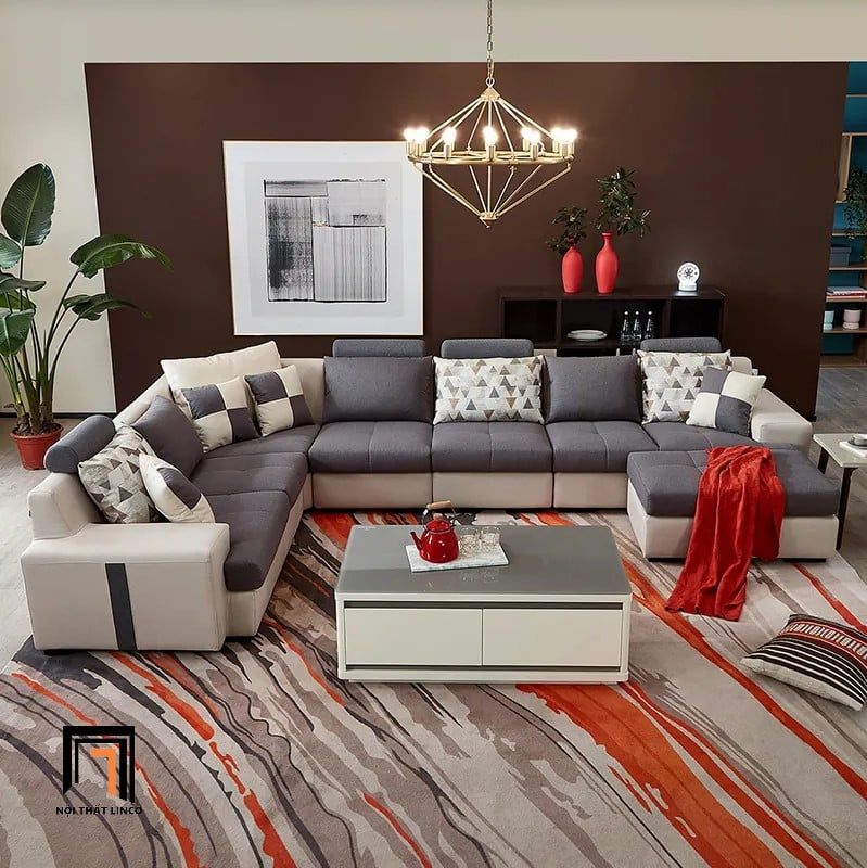  Sofa U 3m5 UT6 Etowah giá tốt cho phòng khách 