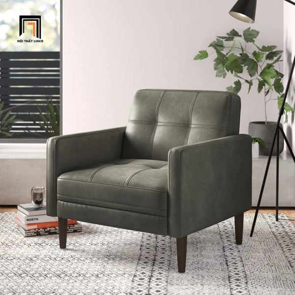 sofa đơn da công nghiệp