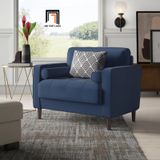  Ghế sofa đơn xanh đậm DT1 Garren dài 1m cho phòng khách 