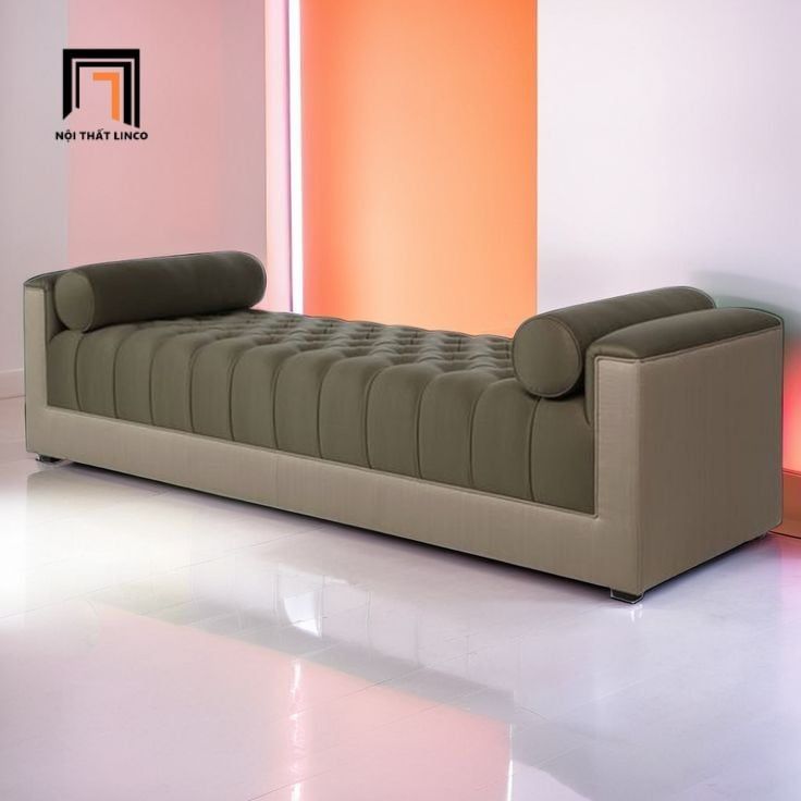  Ghế sofa bench dài 1m6 SB48 Logheen nệm ngồi giật lún 