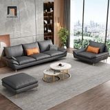  Bộ ghế sofa giả da KT34 Maxky cho phòng khách sang trọng 