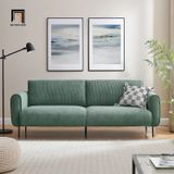  Ghế sofa băng vải nỉ màu cam 2m1 BT50 Fresnes cho sảnh chờ 