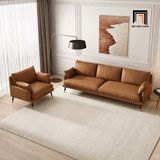  Bộ ghế sofa phòng khách gia đình KT74 Peoria da công nghiệp 