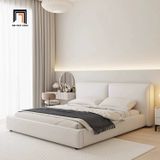  Giường ngủ hiện đại GN88 Acme 1m6 x 2m da Pu xám đậm 