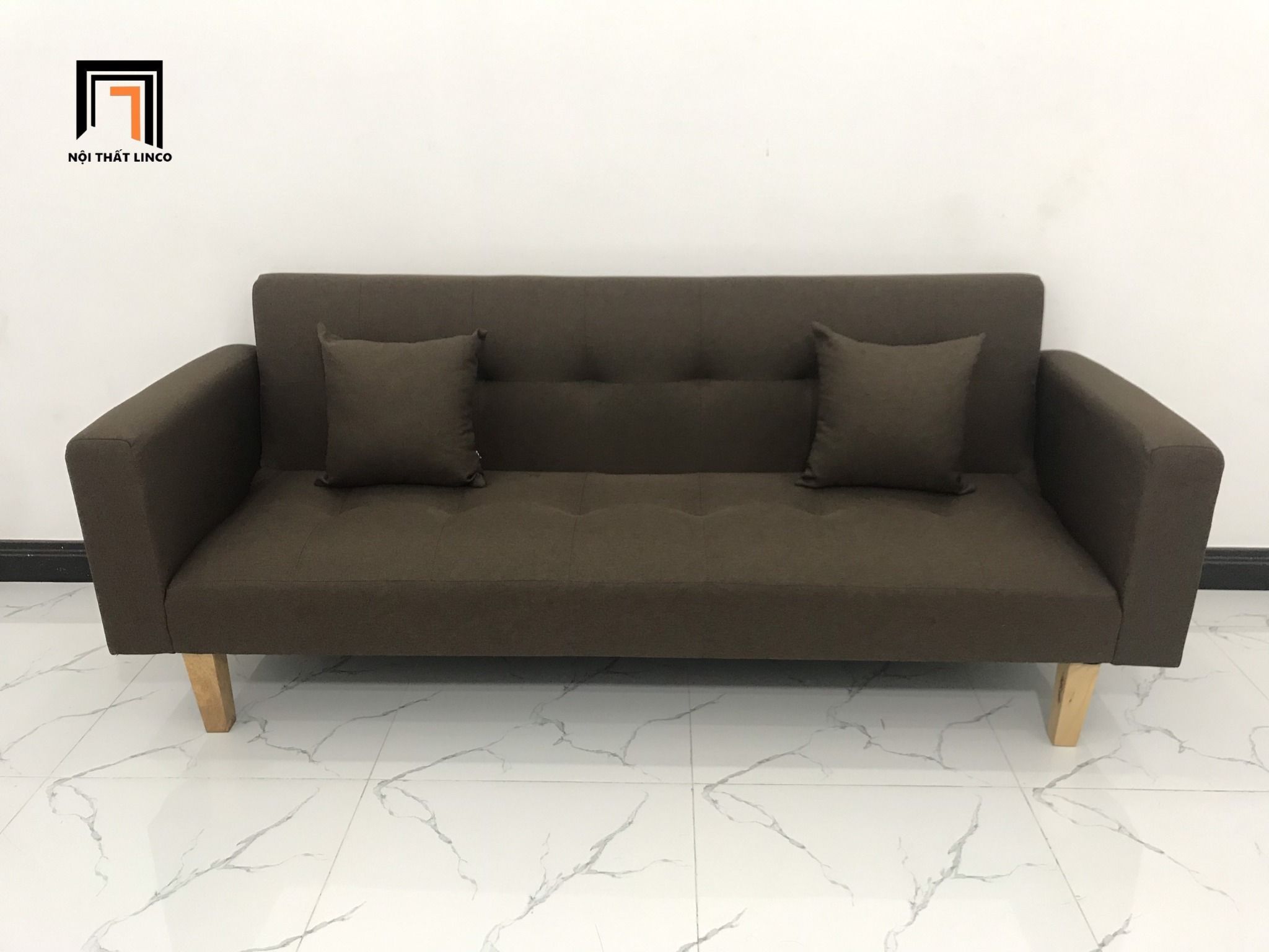  Bộ ghế sofa giường đa năng GBL2 màu nâu đậm 2m cho gia đình 