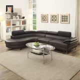  Bộ ghế sofa góc kiểu cong GT26 Derang 2m5 x 2m da chống trầy 