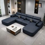  Sofa U UT96 Orden 3m bọc da thiết kế kê đầu thư giãn 