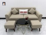  Bộ ghế sofa băng dài 1m9 BL1 Presa trắng kem cho chung cư 