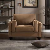  Ghế sofa đơn phòng khách sang trọng DT113 Alans màu nâu nhạt 
