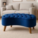  Ghế sofa đôn hạt đậu SB45 Culdan 1m2 xanh đậm vải nhung 