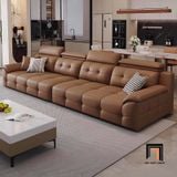  Ghế sofa băng dài 2m3 phòng khách BHQ73 Oktoc da chống mực 