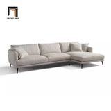  Bộ ghế sofa góc chữ L 2m2 x 1m6 GT27 Thinic chân inox vải nỉ 
