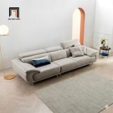  Ghế sofa băng da xám BHQ38 Cordia 2m5 kiểu dáng hiện đại 