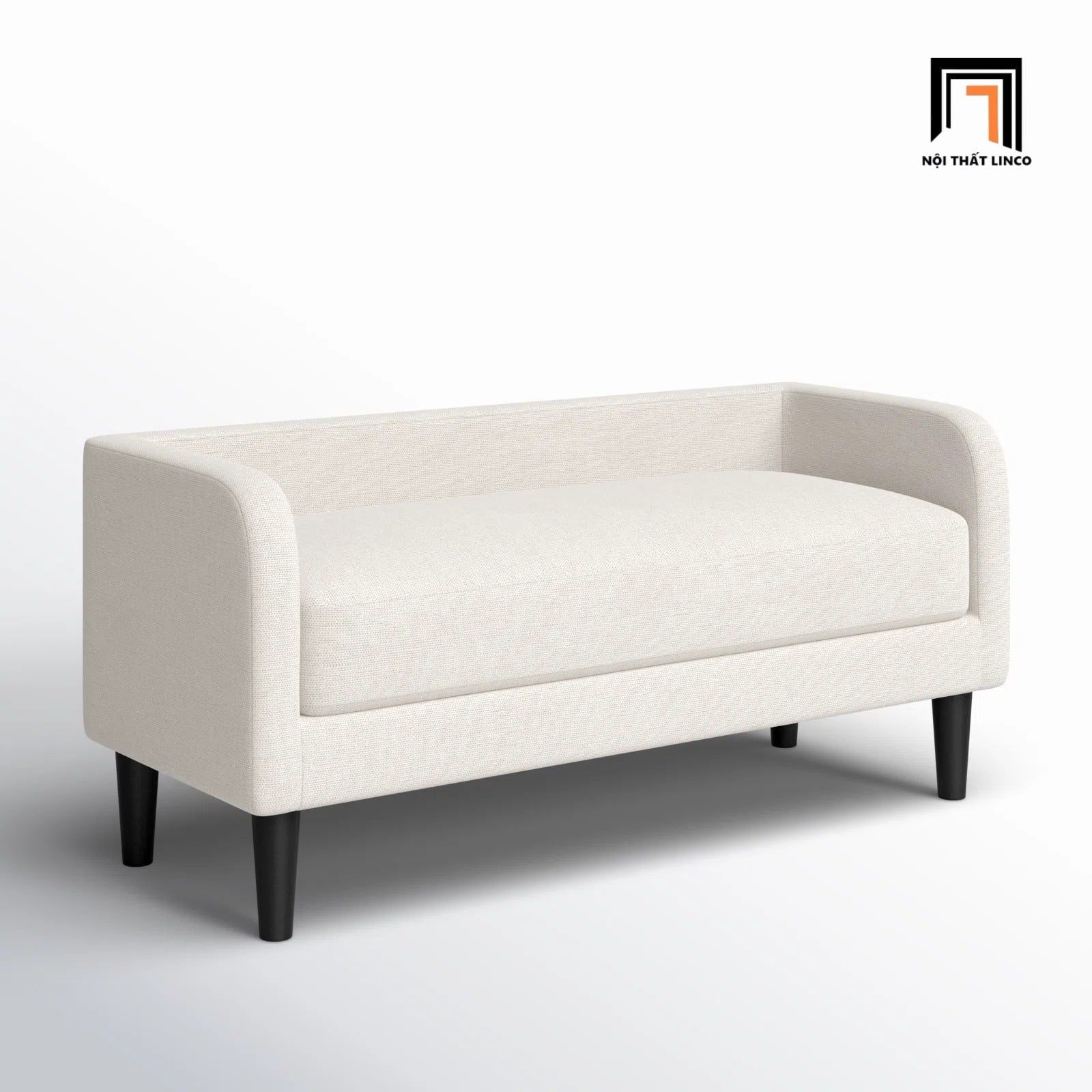  Ghế sofa bench vải nỉ SB10 Saifaan dài 1m3 phòng ngủ nhỏ gọn 