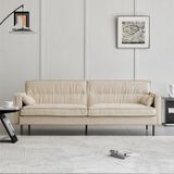  Ghế sofa băng vải nhung màu be kem BHQ52 Conrad 2m giá rẻ 