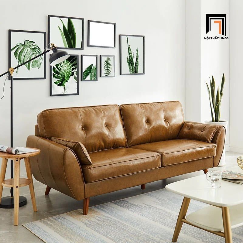  Ghế sofa đơn da công nghiệp DT77 Rothry phòng khách đẹp 