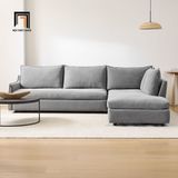  Bộ ghế sofa góc xám ghi 2m4 GT78 Easton cho căn hộ chung cư 